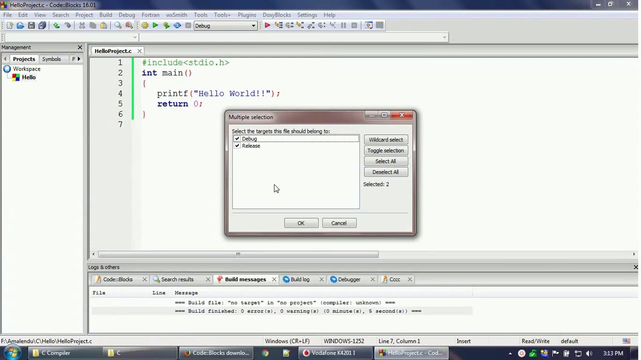 install c compiler windows
